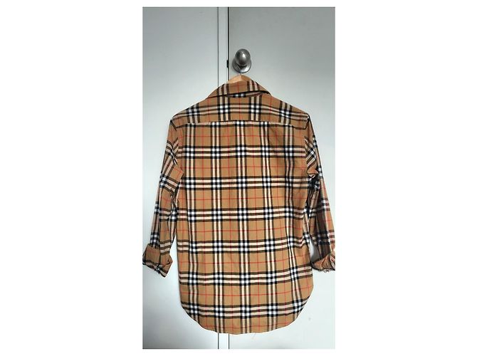 camicia a quadri burberry Multicolore - vista 3