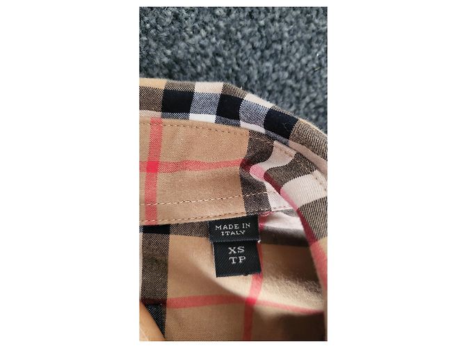 camicia a quadri burberry Multicolore - vista 5