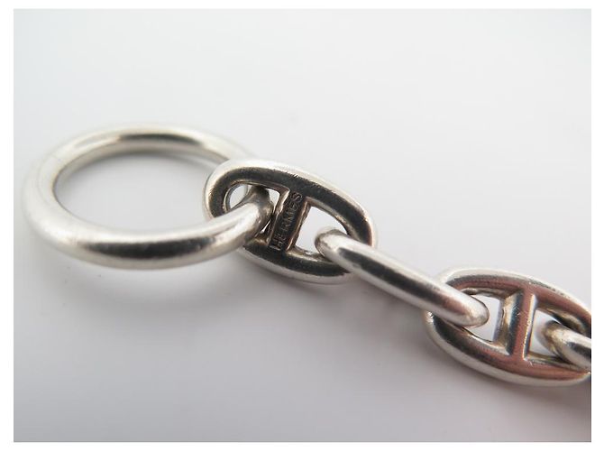 Hermès BRACCIALE CATENA ANCORA HERMES PM 15 link 22 GIOIELLO IN ARGENTO 925 CM - vista 10