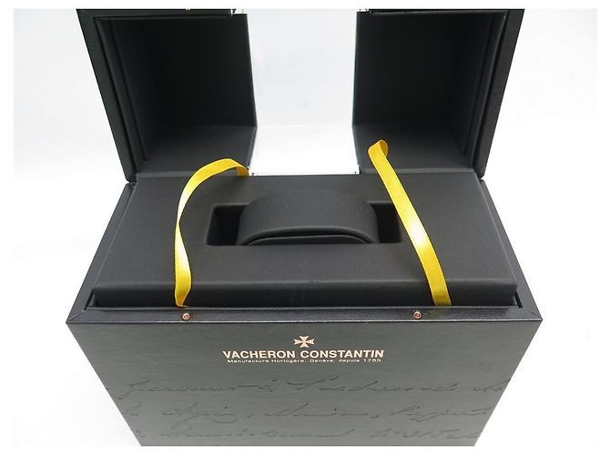 CAIXA DE RELÓGIO VACHERON CONSTANTIN COM CAIXA DE MADEIRA GRAVADA MARROM E CAIXA DE RELÓGIO - vista 10