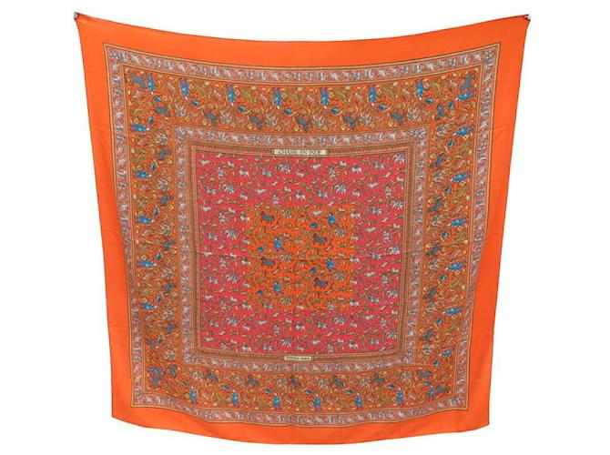 Hermès HERMES HUNTING IN INDIA SHAWL IN CASHMERE AND SILK SQUARE 140 ...