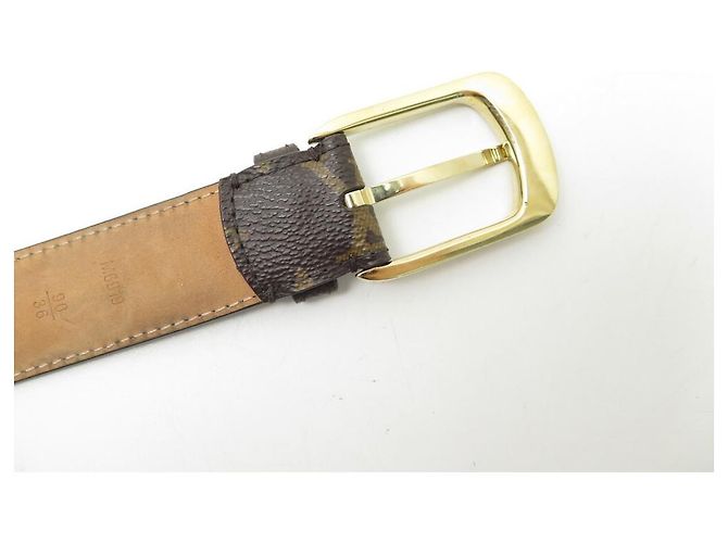 LOUIS VUITTON ELLIPSENGÜRTEL 30Mm M6919 T90 IN BRAUNEM GÜRTEL-MONOGRAMM-LEINWAND - Ansicht 3