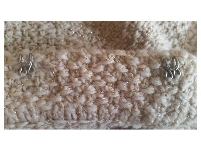 Chanel Strickweste Beige Wolle Alpaka - Ansicht 5