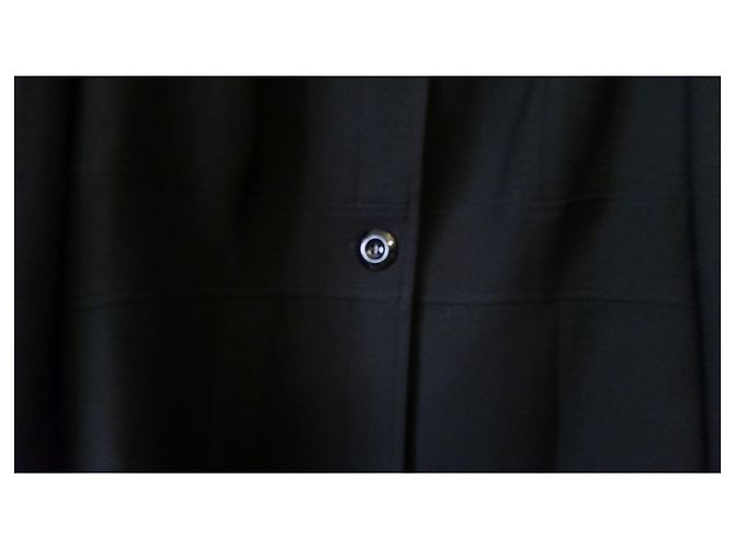 Christian Dior Jacke aus schwarzer Wolle Größe 46 - Ansicht 11