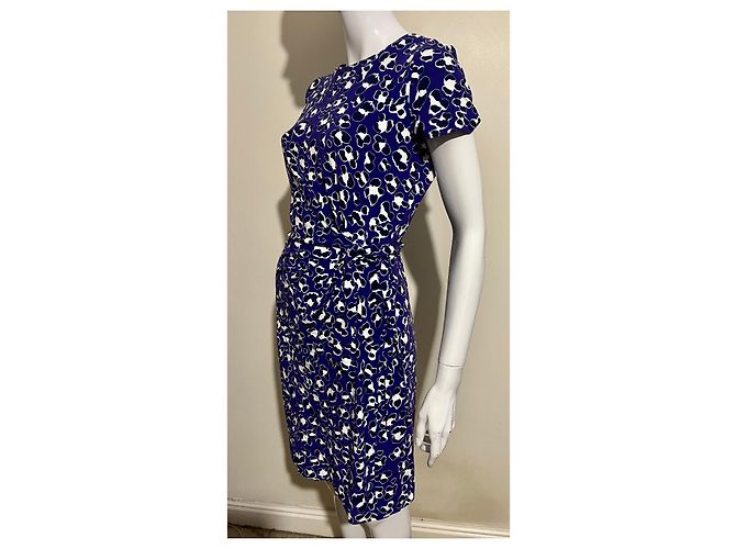 Diane Von Furstenberg DvF Zoe Mock Wickelkleid Mehrfarben - Ansicht 2