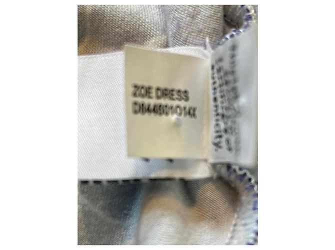 Diane Von Furstenberg DvF Zoe Mock Wickelkleid Mehrfarben - Ansicht 4