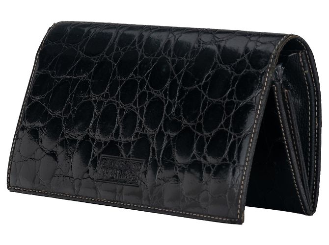 Gianfranco Ferré Gianfranco Ferré Black Crocodile Wallet - view 2