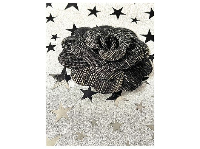 Chanel CAMÉLIA Preto - vista 2