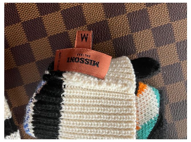 Luvas Missoni Pretas de Lã e Viscose Preto - vista 2
