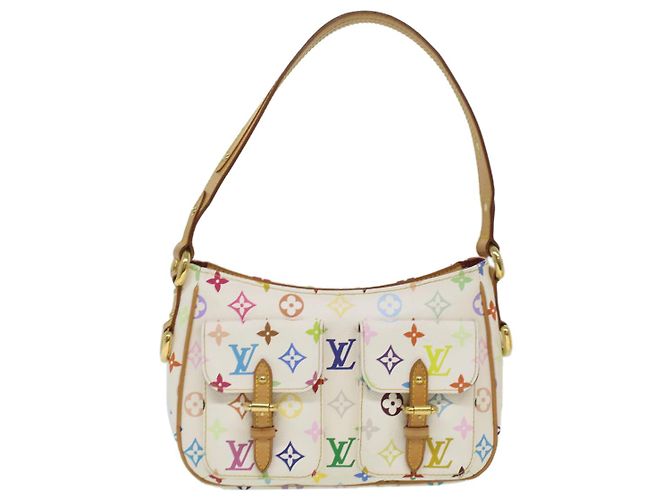 LOUIS VUITTON Monogram Multicolor Lodge PM Umhängetasche Weiß M40053 Auth bin3530 - Ansicht 13