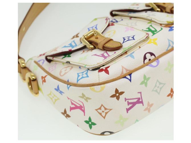 LOUIS VUITTON Monogram Multicolor Lodge PM Umhängetasche Weiß M40053 Auth bin3530 - Ansicht 15