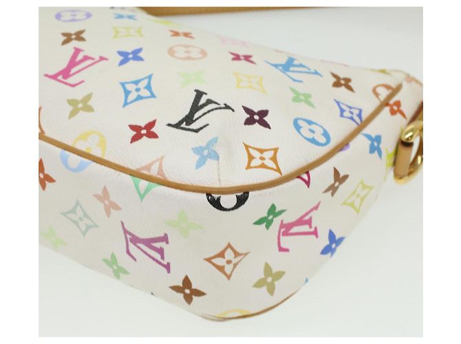 LOUIS VUITTON Monogram Multicolor Lodge PM Umhängetasche Weiß M40053 Auth bin3530 - Ansicht 16