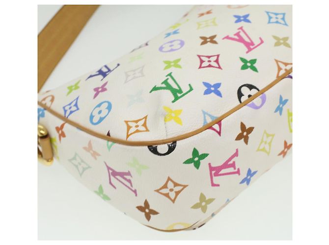 LOUIS VUITTON Monogram Multicolor Lodge PM Umhängetasche Weiß M40053 Auth bin3530 - Ansicht 17