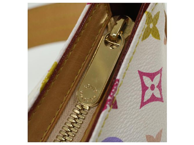 LOUIS VUITTON Monogram Multicolor Lodge PM Umhängetasche Weiß M40053 Auth bin3530 - Ansicht 18