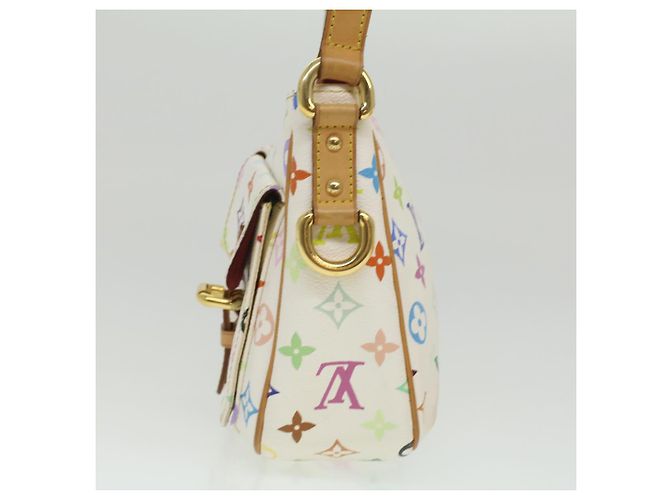 LOUIS VUITTON Monogram Multicolor Lodge PM Umhängetasche Weiß M40053 Auth bin3530 - Ansicht 4