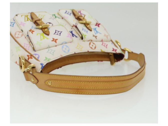 LOUIS VUITTON Monogram Multicolor Lodge PM Umhängetasche Weiß M40053 Auth bin3530 - Ansicht 8
