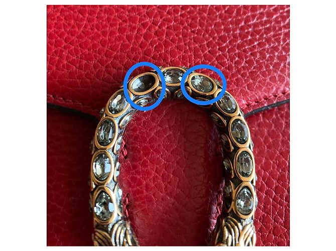 Gucci Dionysus WOC Portafoglio con Catena Rosso Pelle - vista 8