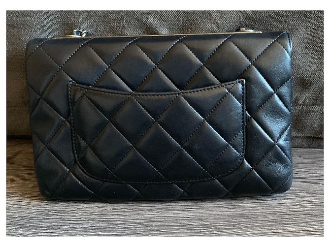 Borsa Chanel Trendy CC Flap in pelle trapuntata nera Nero - vista 2