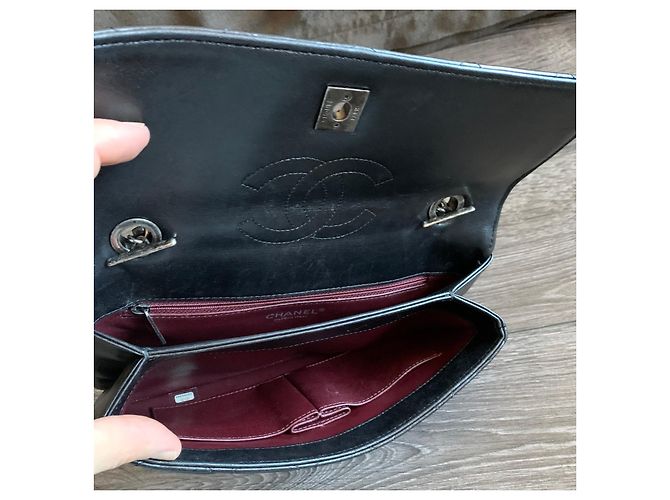Borsa Chanel Trendy CC Flap in pelle trapuntata nera Nero - vista 4