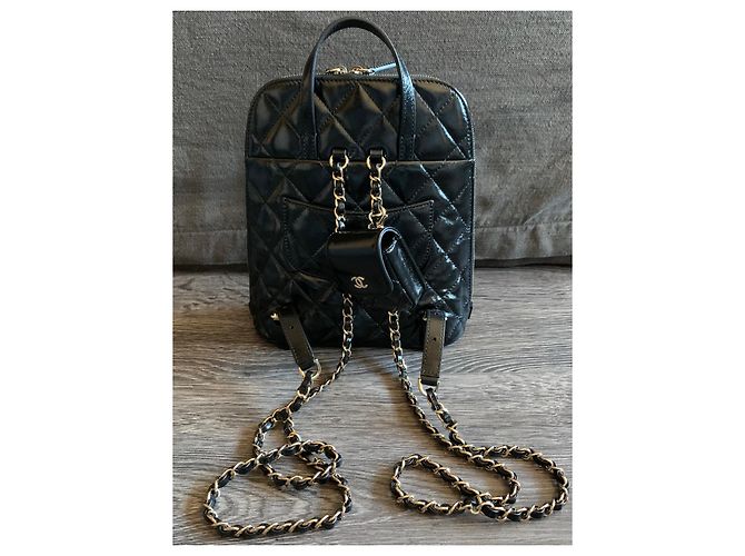 Chanel Timeless / Classique backpack Black - view 4