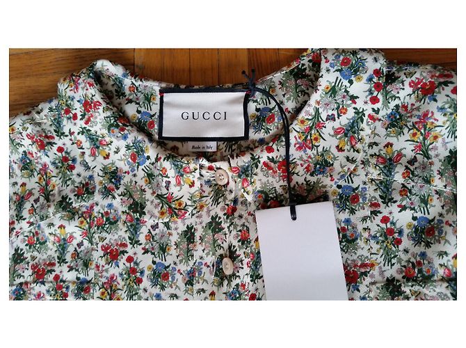 VESTIDO MIDI GUCCI DE VISCOSA Multicolor - vista 2