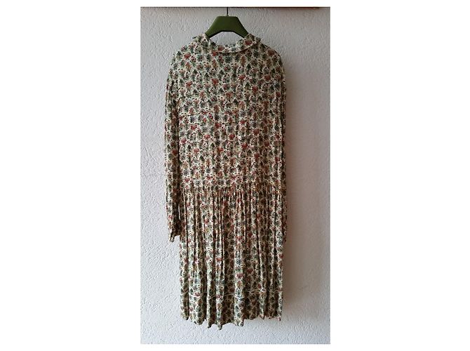 VESTIDO MIDI GUCCI DE VISCOSA Multicolor - vista 3