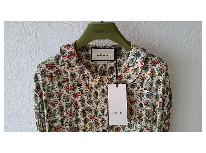 VESTIDO MIDI GUCCI DE VISCOSA Multicolor - vista 4