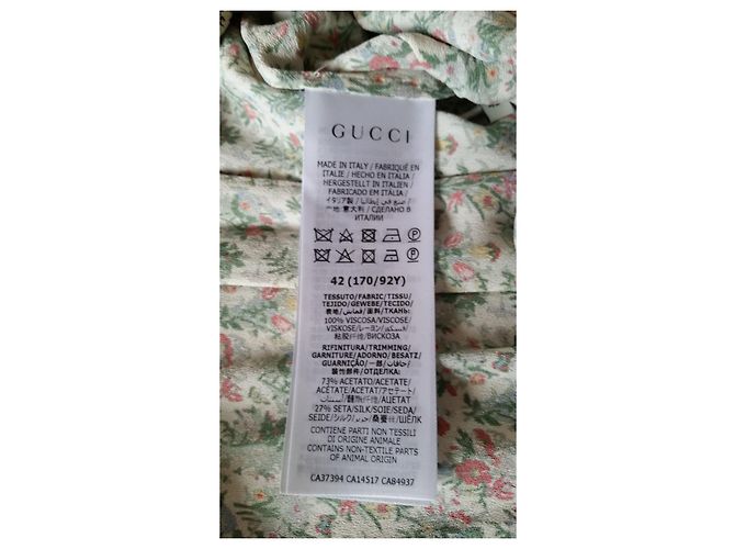 VESTIDO MIDI GUCCI DE VISCOSA Multicolor - vista 5