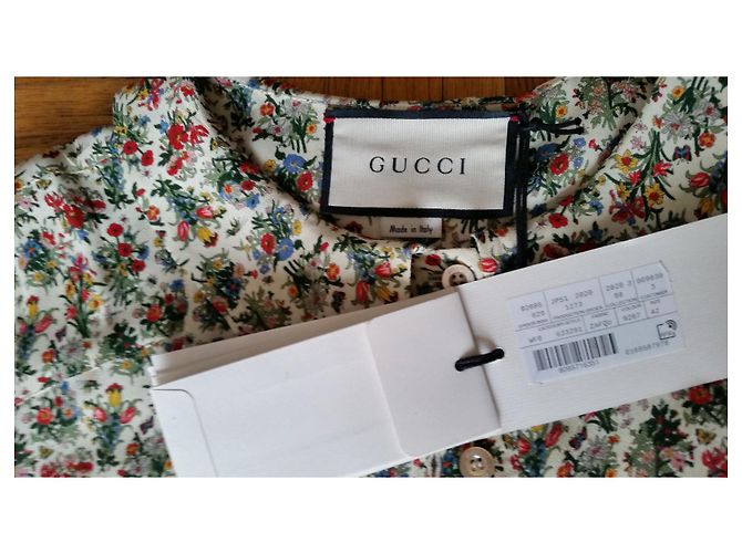 VESTIDO MIDI GUCCI DE VISCOSA Multicolor - vista 7