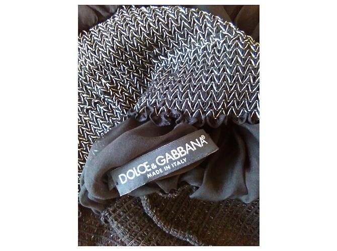 Dolce & Gabbana DOLCE&GABBANA BLACK SILK BLOUSE - view 2