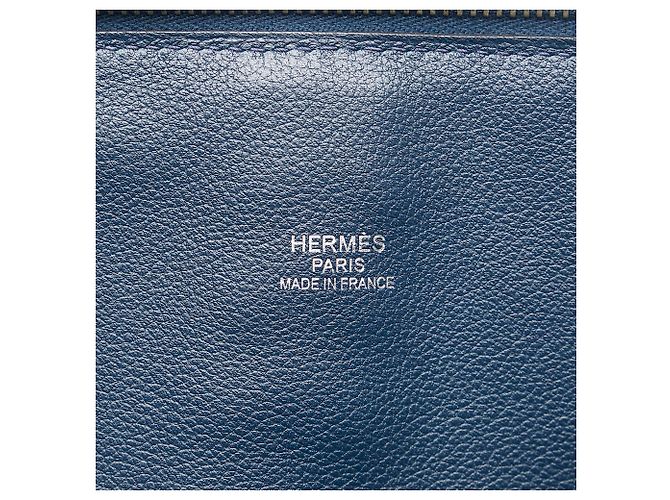 Borsa Bolide Baseball Blu di Hermès - vista 6