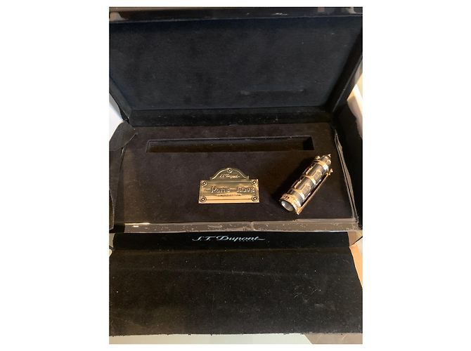 St Dupont From Paris un Love Rollerball Stift Keramik Silber Hardware Gold hardware - Ansicht 4