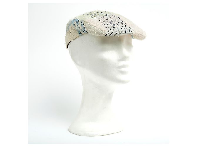Cappellino Chanel in tweed pastello S Multicolore - vista 2