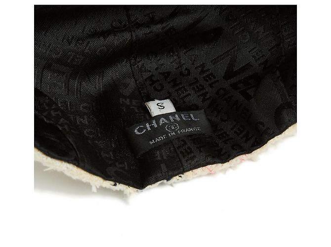 Cappellino Chanel in tweed pastello S Multicolore - vista 5