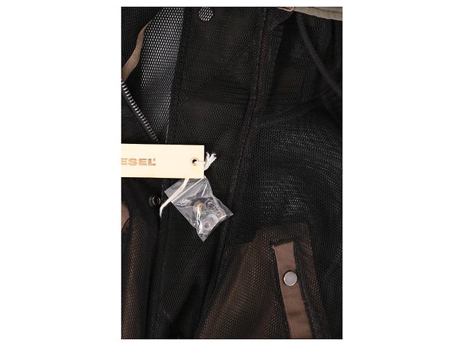 Diesel Jacke Schwarz aus Polyester - Ansicht 4