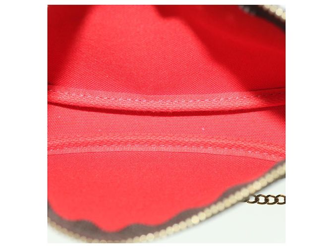 LOUIS VUITTON Mini pochette con monogramma Accessoires Pouch M63830 LV Auth ro696alla - vista 10