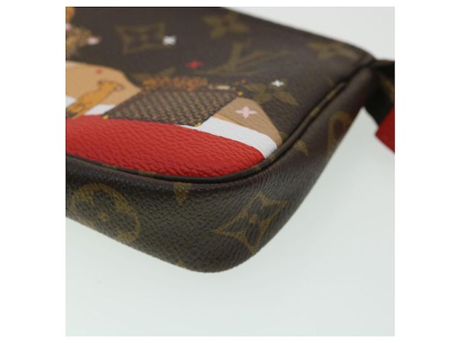 LOUIS VUITTON Mini pochette con monogramma Accessoires Pouch M63830 LV Auth ro696alla - vista 14