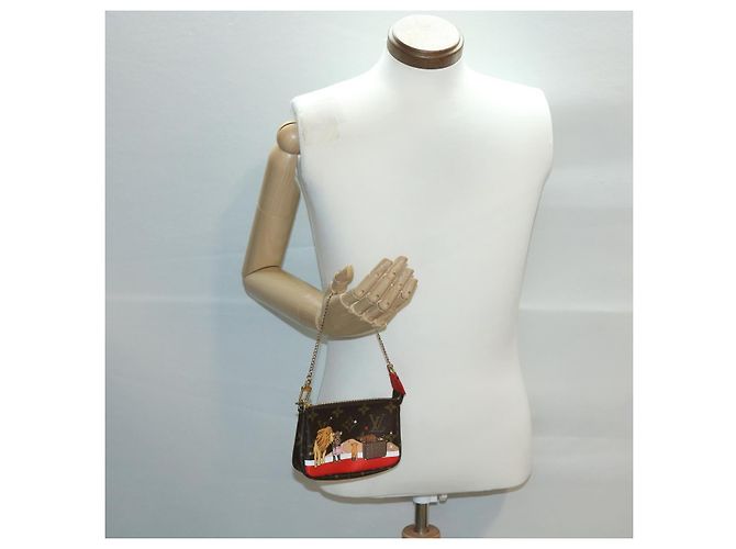 LOUIS VUITTON Mini pochette con monogramma Accessoires Pouch M63830 LV Auth ro696alla - vista 21