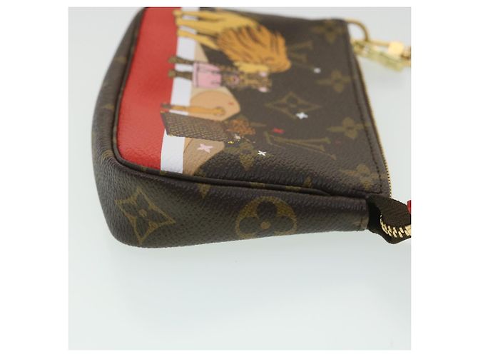 LOUIS VUITTON Mini pochette con monogramma Accessoires Pouch M63830 LV Auth ro696alla - vista 4