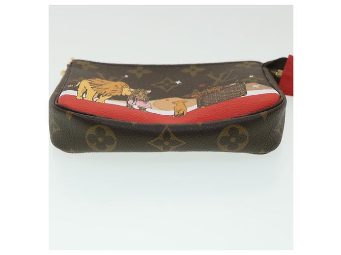 LOUIS VUITTON Mini pochette con monogramma Accessoires Pouch M63830 LV Auth ro696alla - vista 5