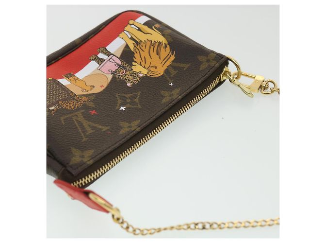 LOUIS VUITTON Mini pochette con monogramma Accessoires Pouch M63830 LV Auth ro696alla - vista 6
