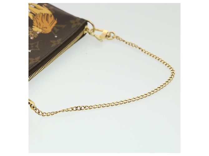 LOUIS VUITTON Mini pochette con monogramma Accessoires Pouch M63830 LV Auth ro696alla - vista 7