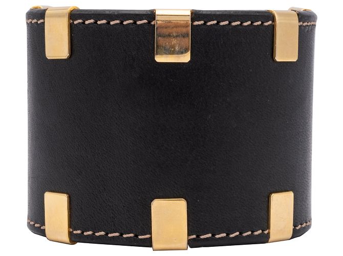 Gianfranco Ferré Bracciale Rigido In Pelle - vista 2