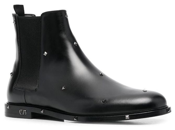 Stivali Chelsea Rockstud Valentino Garavani - vista 2