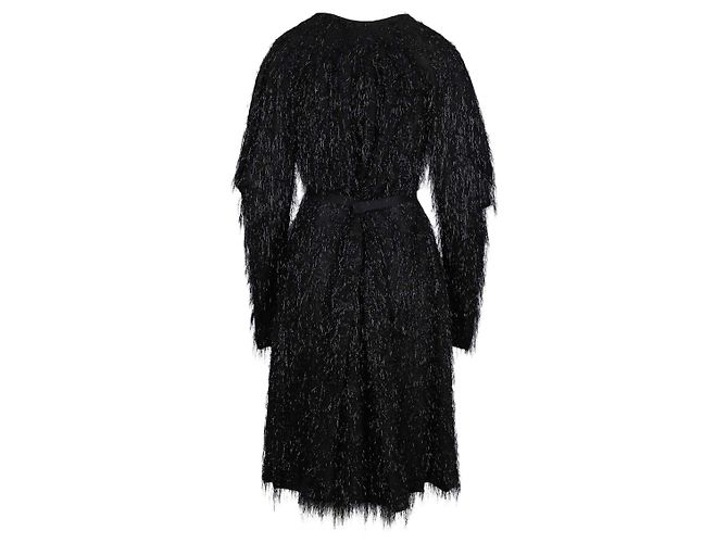 Vivienne Westwood Special Edition Glitzer-Fransenkleid Schwarz - Ansicht 2