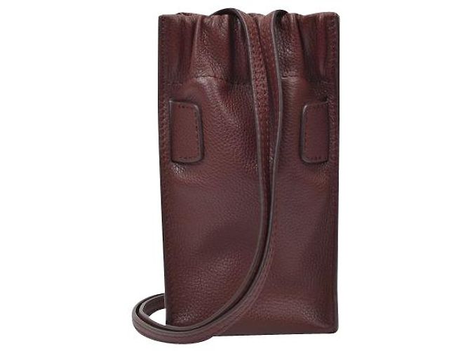Boyy Bolsa macia para celular em couro marrom escuro - vista 3