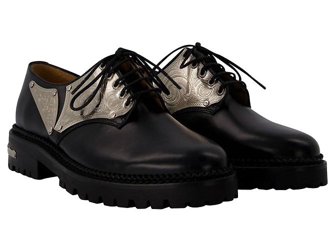 Toga Pulla Derby in pelle nera Nero - vista 2