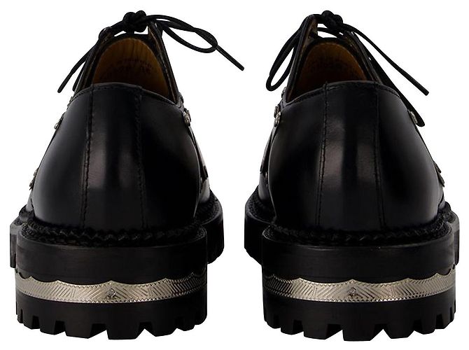 Toga Pulla Derby in pelle nera Nero - vista 3