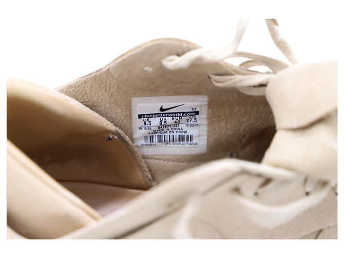 Nike Lab Air Max 1 Lin royal en daim fauve Marron Beige - vue 6