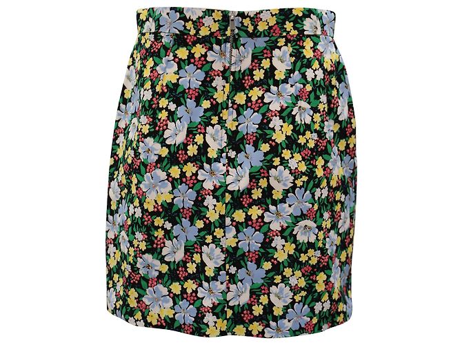 Minisaia Lápis Maje Floral em Viscose Multicolor Impressão em python - vista 2